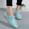 Genuine Leather Summer Loafers Women Casual Shoes Moccasins Soft Pointed Toe Ladies Footwear Women Flats Shoes Female - Image 6