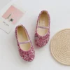 Spring New Girls Princess Shoes 2024 Sequin Children Performance Shoes Shallow Breathable Kids Ballet Flats Fashion Girls Shoes - Image 2