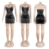 ANJAMANOR Rhinestone Corset Mini Dresses for Women 2023 Sexy Luxury Bling Birthday Dress Party Night Club Outfits D35-EI22 - Image 6