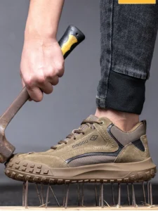 Wear-resisting Work Shoes Fashion Men Safety Shoes New Designer Protective Shoes Indestructible Puncture-Proof Security Boots - Image 3