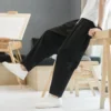 6 Colors Summer Men's Trousers Cotton Linen Fashion Thin Soft Casual Pants Breathable Loose Shorts Straight Pants Streetwear - Image 4
