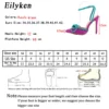 Eilyken 2024 New Arrival Silk Pumps Woman Ankle Buckle Strap Pointed Toe Hih Heel Sandal Sexy Party Nightclub Wedding Shoes - Image 6