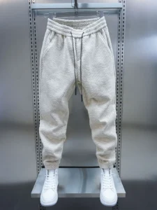 Latest Fashion Harem Pants Zebra Striped Trousers Thickened Warm Outdoor Sweatpant High Quality Luxury Brand Men's Clothing - Image 4