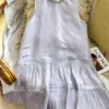 2023 Summer Women's A- Line Sleeveless Dress Fashion Loose Temperament Dresses Lady Vacation Seaside Girly Style Doll Dress