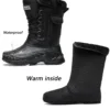 Winter Boots for Men 2024 New Male Boots Waterproof Shoes for Men Outdoor Activities Fishing Shoes Snow Working Designer 방한화 - Image 2