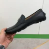 Men's Black Calfskin Classic Driving Shoes Lightweight and Comfortable Casual Slip-on Shoes - Image 5
