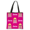 30 Styles Kawaii Barbie Printed Handbag Anime Fashion Students Large Capacity Polyester Shopping Shoulder Bag Tote Pouch Gifts - Image 6