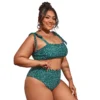 2023 New Women Swimwear Plus Size Push Up Bikinis Set High Waist Swimsuit Larges Big Plussize Swimming Suits Bathing Beachwear - Image 3