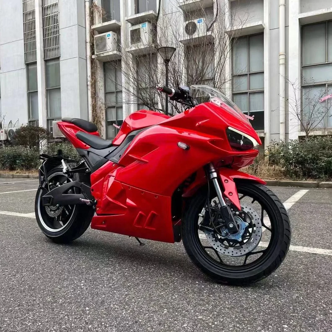 Adult Men Electric Scooter Motorcycle Wide Type Front Inverted Fork BremCalipers Outdoor Sports Electric Motorcycle Racing