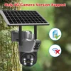 4K 8MP 4G Sim Card Solar Battery Camera Outdoor Wireless WiFi IP Cam Dual Lens Dual Screen Security Protection Surveillance CCTV - Image 6