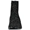 Men Chelsea Ankle Boots Genuine Horse Leather Horse Hair Leopard Boot with Side Zipper Heel Boots designer footwear Wild Black - Image 3