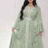 India Turkey Muslim Abaya Ramadan Eid Women Elegant Diamond Wedding Evening Party Dress Belted Jalabiya Gown Morocco Caftan Robe