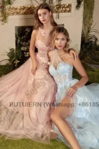 Pink Evening Dress For Women One-Shoulder Slit Lace Appliques Long Wedding Party Gown Elegant Bride Custom Made Robes De Soirée - Image 3