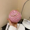 Sparkly Round Evening Purses for Women Shiny Diamonds Handbag Unusual Party Mini Small Bags Fashion Luxury Shoulder Bag Woman - Image 4