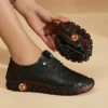 Sneakers Women Shoes Flat Loafers Leather Mom Shoes for Women Comfortable Slip on Soft Casual Platform Shoes Zapatos De Mujer - Image 2