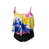 2022 New Tie Dye Print Set of Two Fashion Pieces for Women Separate Swimsuit Plus Size Women's Swimsuit Large Size Bathing Suit - Image 6