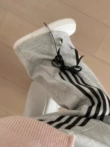 ADAgirl Pink Y2k Sweatpants Women Streetwear Fashion Baggy Bow Side Stripe High Waist Sports Pants Hip Hop Causal Mujer Joggers - Image 6