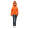 29cm Doll Clothes Sweatshirt short For Barbie Outfits 1/6 Dolls Accessories Solid Color Loose Hooded Sweater Denim Shorts Set - Image 5