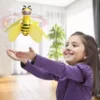 Kids Mini Drones Flying Bee Toys Hand Induction Bee Flying Toys RC Helicopter Drone Gesture Sensing Bee Luminous Aircraft Toys - Image 3