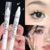 Glitter Highlighter Pen Pearlescent Lying Silkworm Pencil Waterproof Long-lasting Brightening Eyes Stick White Silver Eye Makeup - Image 5