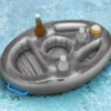 Summer Party Bucket Cup Holder Inflatable Pool Float Beer Drinking Cooler Table Bar Tray Beach Swimming Ring Beer Bottle Holder - Image 5
