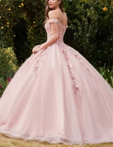 Appuliques Quinceanera Performance Floor Length Off Shoulder Princess Adult Graduation Party Evening Elegant Luxury Ball Gown - Image 2