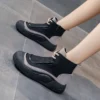 TUINANLE Women Platform Shoes High Top Casual Shoes Ladies Anti Slip Thick Sole Ankle Boots Retro Botas Zapatos Botas De Mujer - Image 5