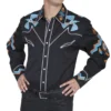 Top Men's Shirt Western Tribal Ethnic Style Designer Design Rose High Quality Luxury Men Sports Leisure Outdoor Party 2023 New - Image 5