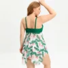2023 Women New Swimsuit Two Piece Swimwear Plus Size Push Up Large Big Floral Swimming Suits Beachwear Bathing Suits - Image 2