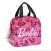 Miniso Anime Barbie Series Cute Fashion Insulation Bag Kawaii Portable Large Capacity Lunch Box Bag Student Bento Bag Kids Gifts - Image 4