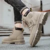Walking Ankle Boots for Men Outdoor Boots Luxury Brands Men's Booties Winter New High Top Casual Safety Shoes Classic Designer 7 - Image 2