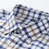 Quality New 100% Cotton Oxford Shirt Long Sleeve For Men's Social Dress Shirts Soft Comfortable Regular Fit Casual Man Clothing - Image 5