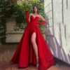 Lucy Ball Gown Red Evening Dress Mermaid Strapless Elegant Party Dresses for Women Luxury Robe De Soiree Femmes Sharon Said Long - Image 2