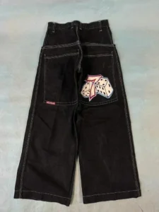 JNCO Jeans New Y2K Women baggy Jeans High Quality Embroidered Streetwear Hip Hop High Waisted Jeans Vintage Mens Wide Leg Pants - Image 4