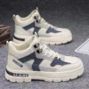 Men New Boots Work Men Casual Shoes Fashion Pattern Designer Shoes Safety Leather Platform Man Ankle Boots Botas Para Hombre - Image 4