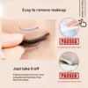 Eyelash Glue Strips Reusable Self-Adhesive Glue-Free False Lashes Makeup Assist Tool Waterproof Black Transparent Lash Soft Tape - Image 5