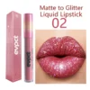 Waterproof Diamond Shimmer Glitter Lip Gloss 18 Colors Matte Glitter Liquid Lipstick Diamond Pearl Colour Lip Gloss Sexy Make Up - Image 5