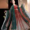 Traditional Chinese Women's Hanfu Clothing Stage Outfit Cosplay Stage Wear Costume Empress Suit Trailing Dress