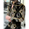 Luxury Fashion Men's social shirt Casual Leopard Chain Print Long Sleeve Shirt Streetwear High Quality men clothing Size S-5XL - Image 6