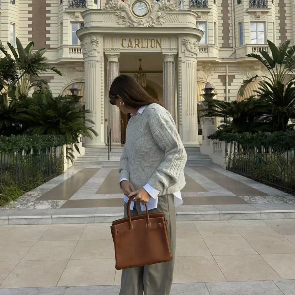 2024 Fashion Luxury women bag casual Tote Handbag genuine leather Designer Bags lady office shoulder bag