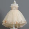 2024 New Baby Girl Party Dress Kids Clothes Children Elegant Birthday Princess Wedding Prom Dance Costume 3-12 Year Vestidos - Image 6