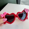 Kawaii Sweet Barbie Children Girls Love Sunglasses Anime Cartoon Fashion Kids Birthday Photo Eyeglasses Glasses Decoration Gifts - Image 4