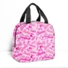 Miniso Anime Barbie Series Cute Fashion Insulation Bag Kawaii Portable Large Capacity Lunch Box Bag Student Bento Bag Kids Gifts - Image 6