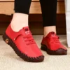 Sneakers Women Shoes Flat Loafers Leather Mom Shoes for Women Comfortable Slip on Soft Casual Platform Shoes Zapatos De Mujer - Image 4