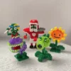 Game Plants Vs Zombies Building Block Toys PVZ Series Peripheral Cartoon Children Puzzle Assembly Toys Desktop Ornament Gifts - Image 2