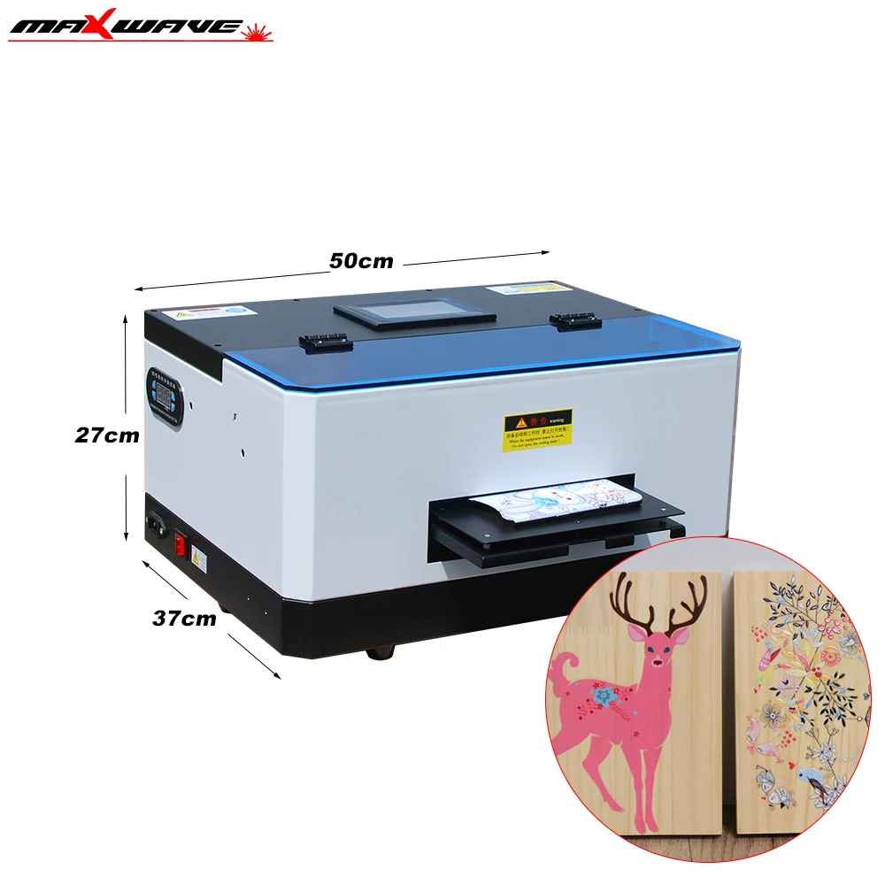 High Efficiency A3 A4 A5 UV Inkjet Printers Cell Phone Case Logo Digital Printing Shop Machines Flatbed Printer