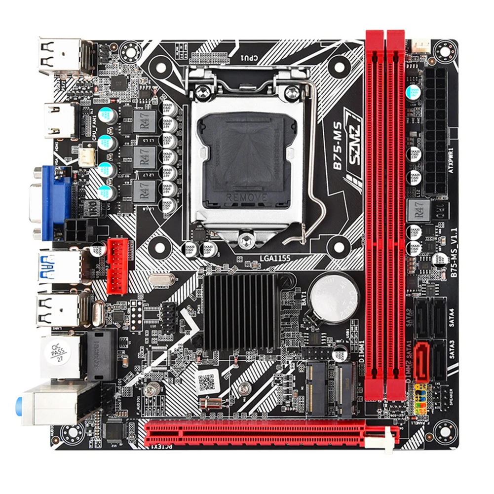 HDMI-compatible/VGA/NVME M.2 Desktop Computer Mainboard Max Capacity 16GB DDR3 Motherboard Supports 2 Memory Slots for PC Gaming