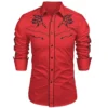 Top Men's Shirt Western Tribal Ethnic Style Designer Design Rose High Quality Luxury Men Sports Leisure Outdoor Party 2023 New - Image 6