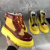 British Style Brogue Ankle Boots New Design Thick Soled Motorcycle Boots Side Zipper Men Shoes Bota Masculina Platform Boots 3C - Image 2