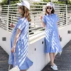 Maternity Dresses Cotton Summer Clothes for Pregnant Women Fashion Oversized Mid Length Shirt Skirt Casual Pregnancy Vestidos - Image 5